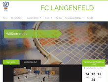 Tablet Screenshot of fc-langenfeld.de